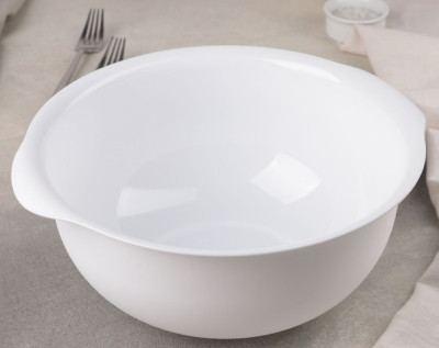 Чаша 5л Классик пластик белый М7674