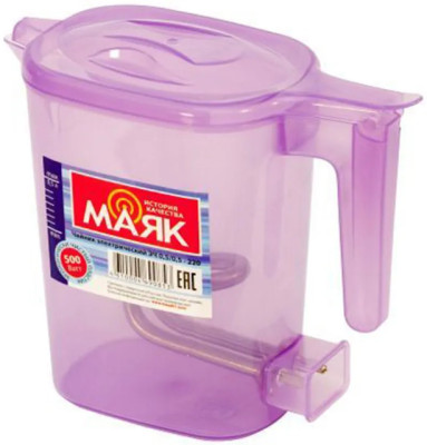 Чайник эл. Маяк 0,5л 0,5кВт микс