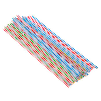 Трубочки для напитков Праздничные цветные 50шт 240х5мм_1