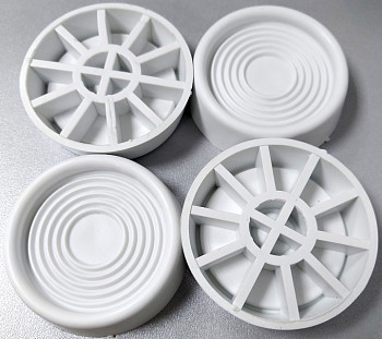 Подставки антивибрационные для стиральных машин и холодильников, 4шт, резина, d60х20мм