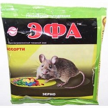 Приманка для грызунов ЭФА Ассорти зерно (150г)