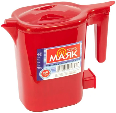 Чайник эл. Маяк 0,5л 0,5кВт микс