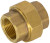 Американка соединитель прямой разъемный латунь 1/2 Американка соединитель прямой разъемный латунь 1/2