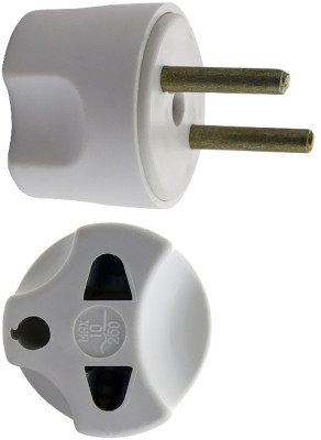 Адаптер-переходник круглый 10А