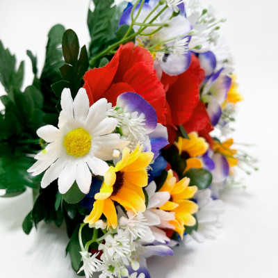 Цветы искусственные Букет Лето 30см