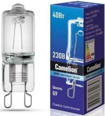 Лампа G9 230V JCD Camelion 40W прозр. гал.