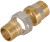 Американка соединитель прямой разъемный латунь 1/2