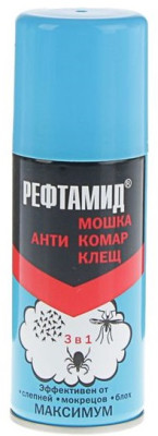 Репеллент Рефтамид Антимошка максимум 147мл.