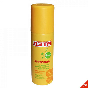 Аэрозоль Дэта от комаров 125мл 0702