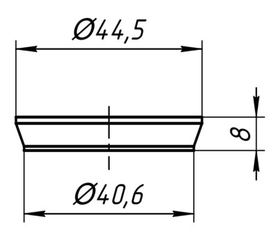 Прокладка для сифона коническая M040