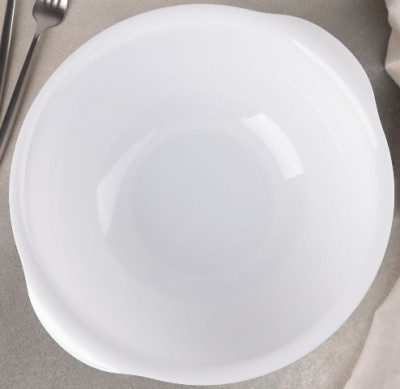 Чаша 4л Классик пластик белый М7671