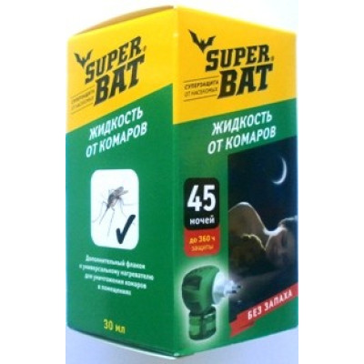 Жидкость для фумигатора SuperBAT 45 ночей