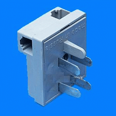 Вилка-адаптер телефонная Веллконт