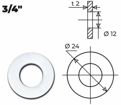 Прокладка 3/4