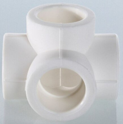 Полипропилен Крестовина D25 двухпл. VT