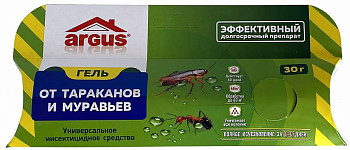 ARGUS Аргус гель от тараканов, муравьев 30г