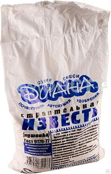 Известь пушонка 1кг Диана