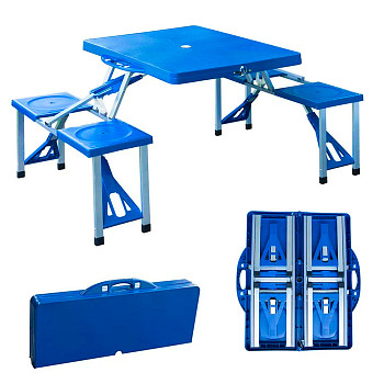 Стол складной + 4стула 86*80см дипломат CY8082