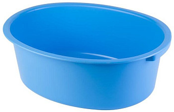 Таз пластмасс. 17,0л пищевой овал микс Ханпласт