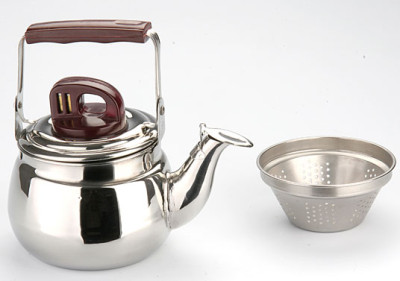 Чайник заварочный метал. с фильтром 1л  401
