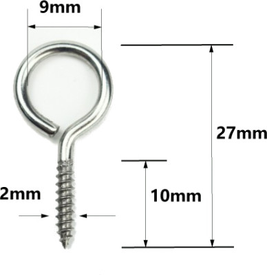 Болт кольцо 27мм 1шт