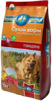 Верные друзья Корм для собак 15кг