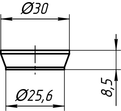 Прокладка для сифона коническая M025