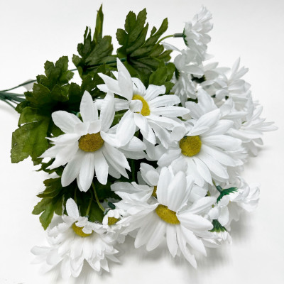 Цветы искусственные Букет Ромашки 55см 22цв.