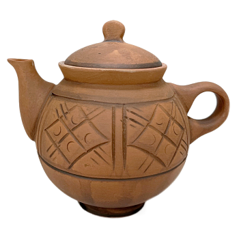 Чайник заварочный 0,6л керамика молочение Кунгур
