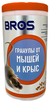 Гранулы от крыс и мышей 250г BROSS