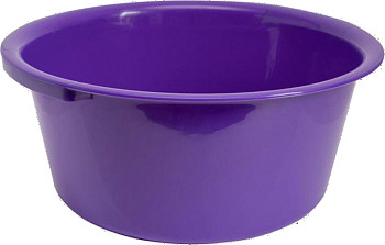 Таз пластмасс. 12,0л пищевой круглый микс Ханпласт