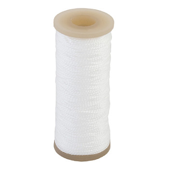 Нить капроновая в катушках белая 65м