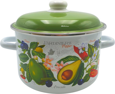 Кастрюля 4л эмаль 6RD201M СтальЭмаль