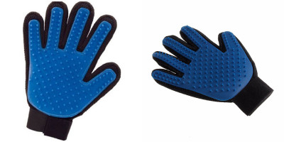 Перчатка щетка для вычесывания шерсти животных NA1857