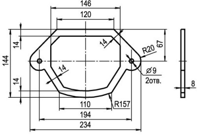 Прокладка для бочка к унитазу Сзкпс ИнкоЭр