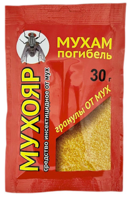 Мухояр гранулы от мух ВХ 30г Мухояр гранулы от мух ВХ 30г