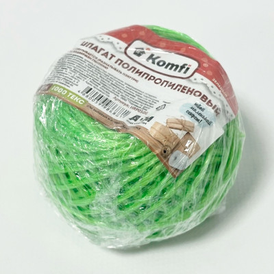 Шпагат полипропиленовый 50м 1000 текс упаковка Шпагат полипропиленовый 50м 1000 текс упаковка