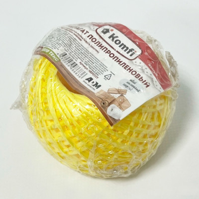 Шпагат полипропиленовый 50м 1000 текс жёлтый упаковка Шпагат полипропиленовый 50м 1000 текс жёлтый упаковка