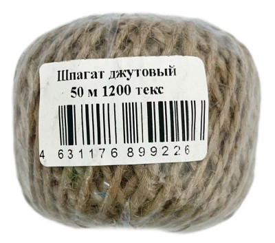 Шпагат джутовый 50м Шпагат джутовый 50м