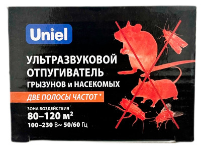 Ультразвуковой отпугиватель грызунов UNIEL Ультразвуковой отпугиватель грызунов UNIEL