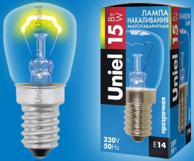 Лампа для холодильника Uniel 15W E14 220V