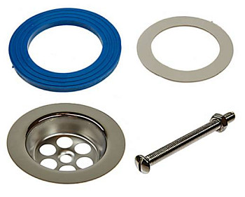 Комплект для ремонта РК-8 (сливная решетка70, винт, гайка, прокладка горловины40)