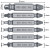Экстрактор болтов, винтов набор 6шт