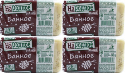 Весна мыло Банное 140г