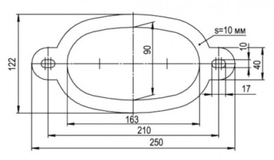 Прокладка для бочка к унитазу Вфпс ИкоЭр