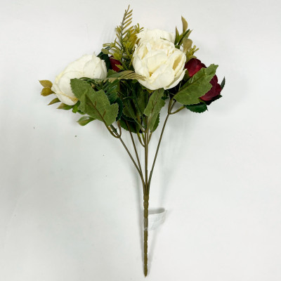 Цветы искусственные Букет Камелии 6 цветов